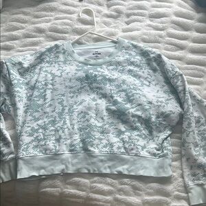 Under Armour Women's Camouflage Sweatshirt - Light Blue and White